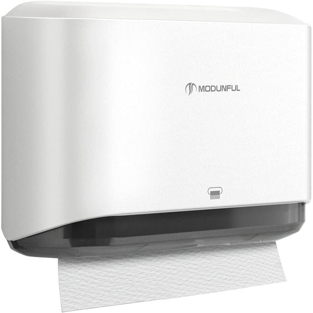 Dispensador de Papel Toalha para Montagem na Parede: Suporte Adesivo para Papel Toalha Multifold/Trifold/Z Fold, Dispens