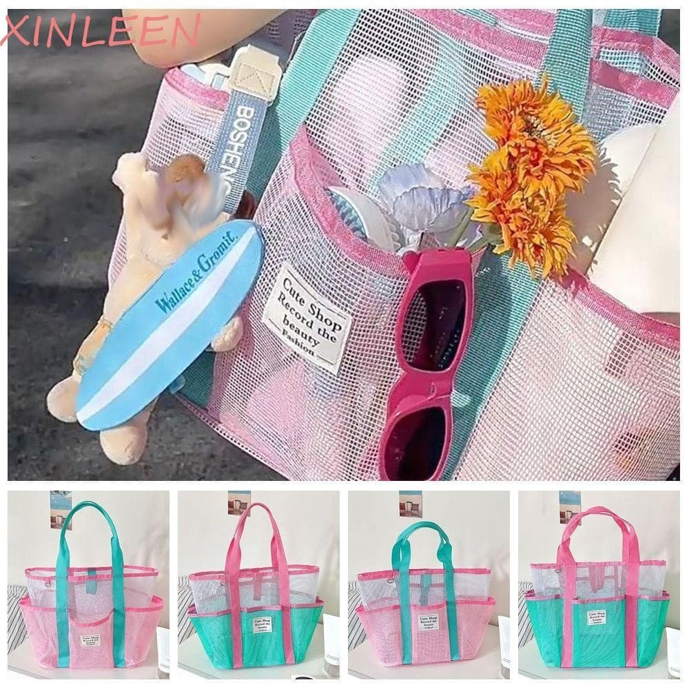Bolsa De Higiene Pessoal De Malha XINLEEN , Cosméticos Para Armazenamento De Roupas , Organizador De Chuveiro Suspenso D