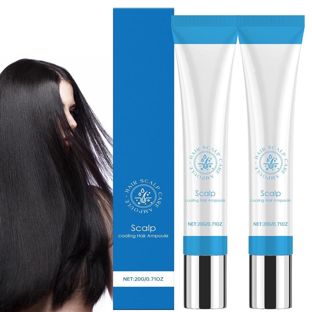 2 x Sérum Capilar Scalphy, Sérum Capilar Seapuri, Ampola para Crescimento Capilar de 20 ml com Efeito Refrescante, Essên