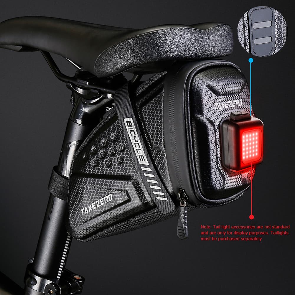 Bolsa Para Assento Traseiro De Bicicleta 1L EVA Hardshell Passeios Ao Ar Livre [covdes.br]