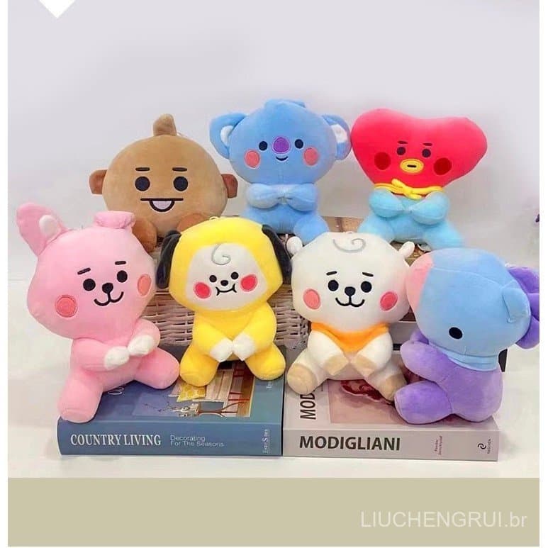2026 Novo Pelúcia BTS Kpop BT21 BT21 Boneco de Pelúcia Sentado de Qualidade para Presente CUUK