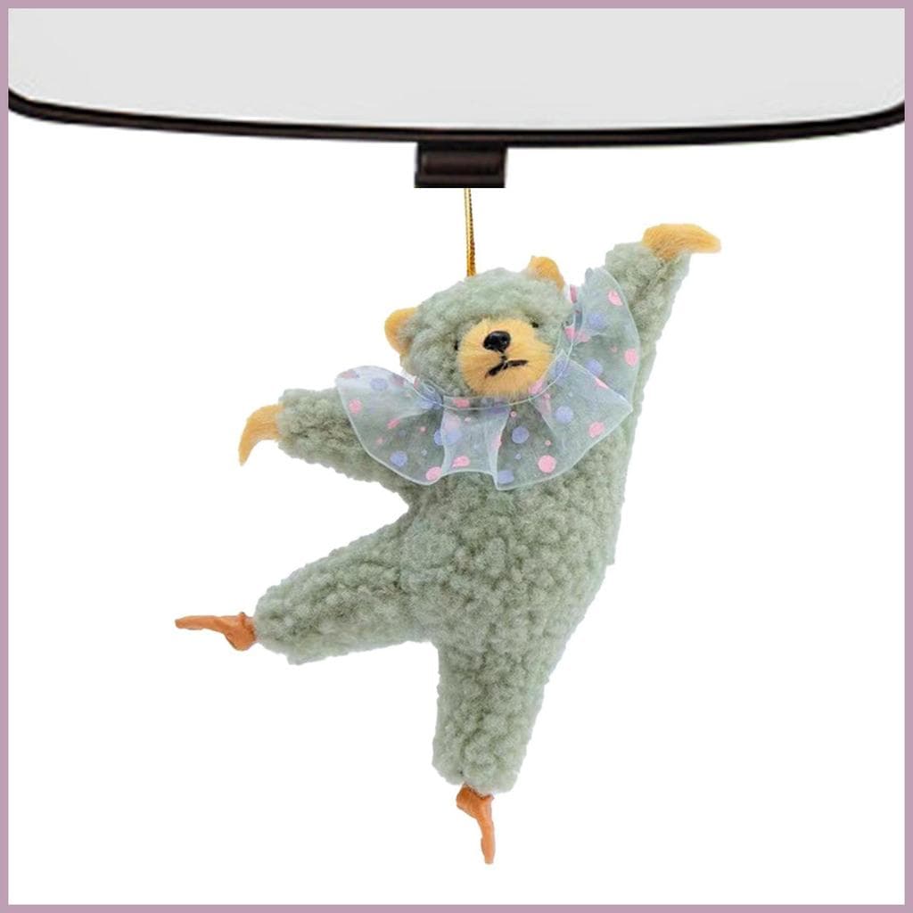 Urso De Pelúcia Ornamento Gato Chaveiro Bonito Animais Ornamentos Decorativos Portáteis Para Amigos Da Família hyss2br