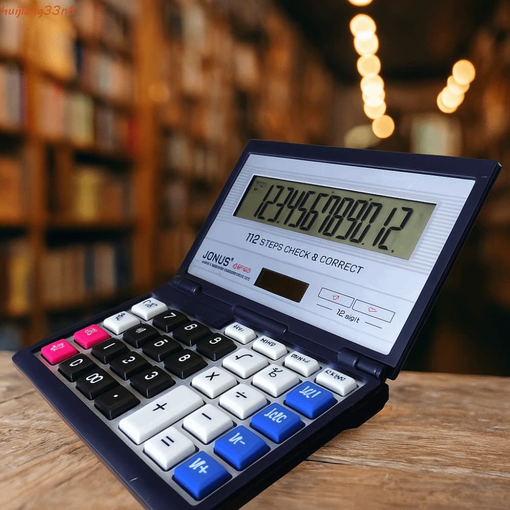 Calculadora Dobrável , Solar Multifuncional De 12 Dígitos De Escritório Financeiro De Tela Grande