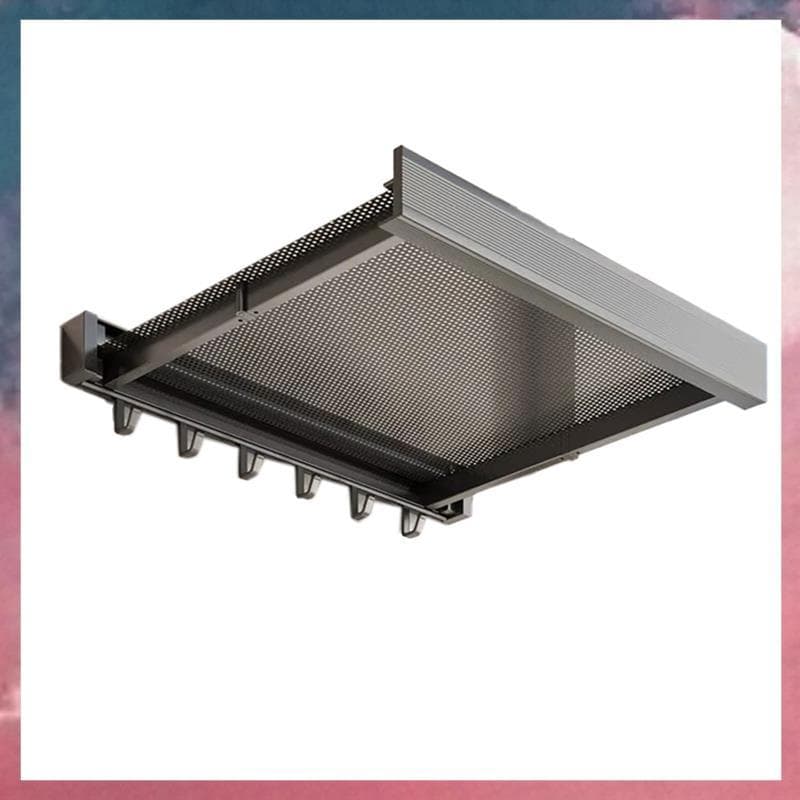 (Readystock) Prateleira De Armazenamento Dobrável Montada Na Parede , Rack De Secagem De Roupas Retrátil De Liga De Alum