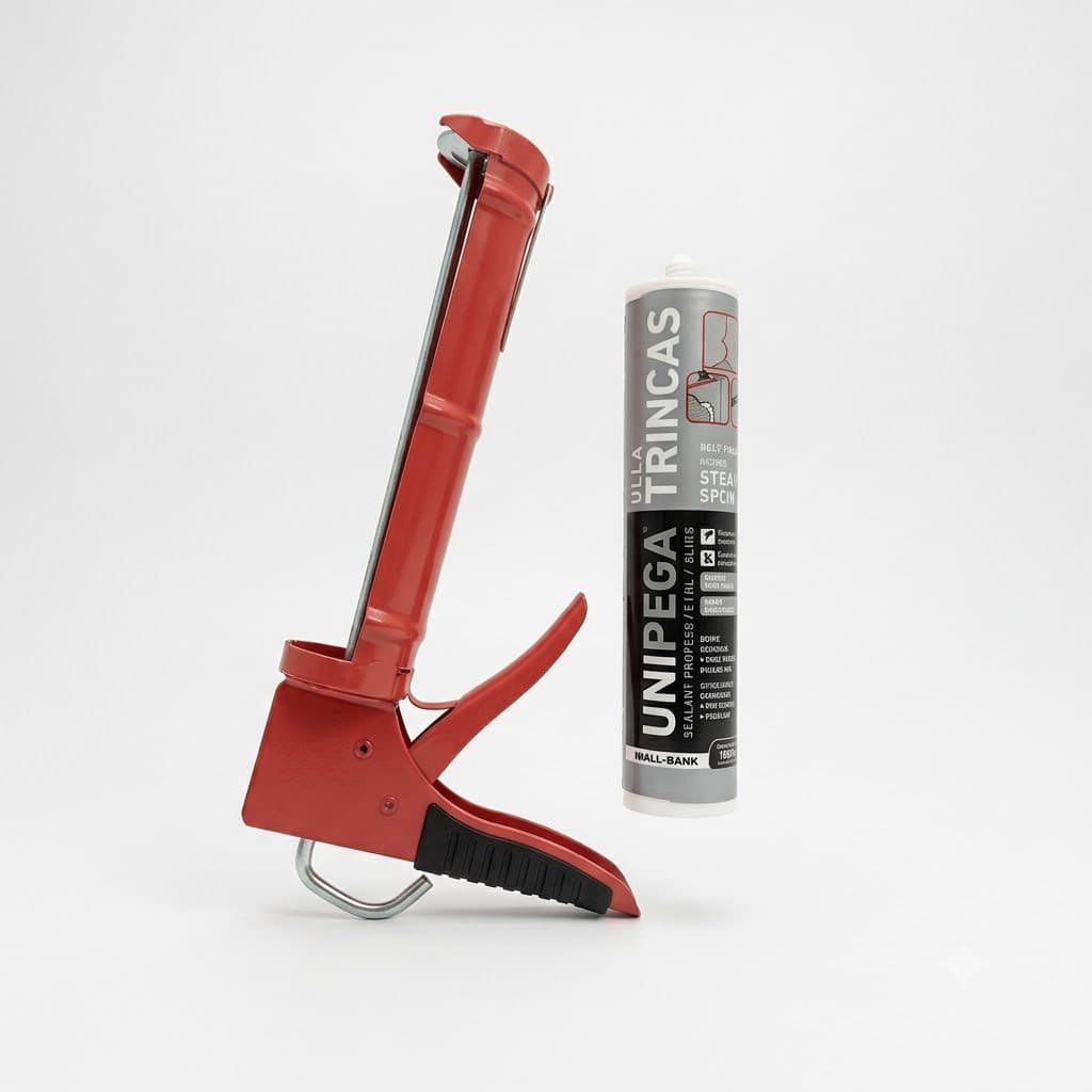 KIT Pistola Aplicador de Silicone + Silicone Sela Trincas