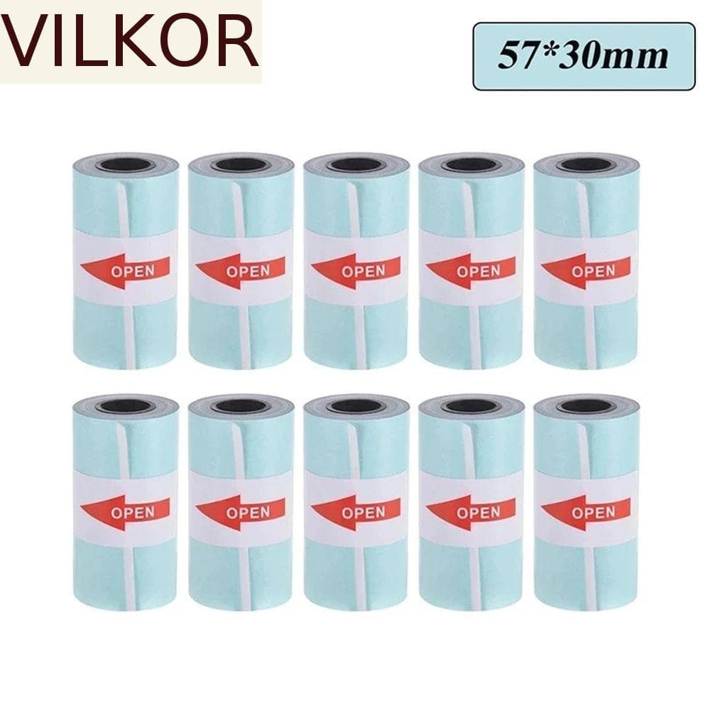Papel Para Impressora Térmica VILKOR 57 * 30 Mm Paperang 3 Rolos De Papéis Recibos Impressão De Câmera