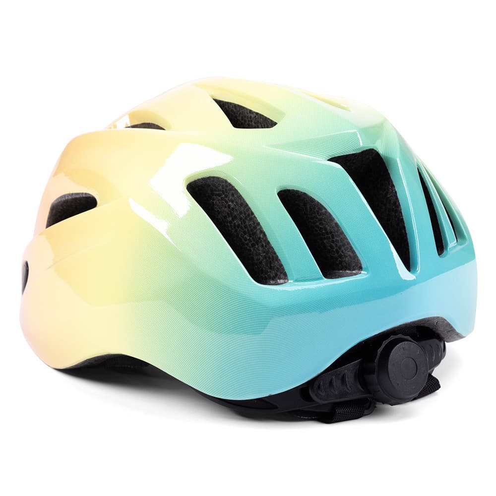 [Estoque pronto] Novo estilo capacete de ciclismo infantil equilíbrio Scooter cor gradiente capacete de bicicleta infant