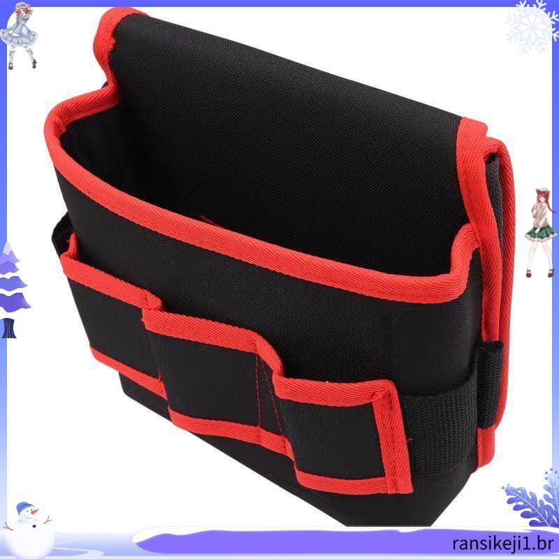 Kit de ferramentas rotativo 360 graus portátil multifuncional carpintaria cintura saco forte durável engrossado broca e