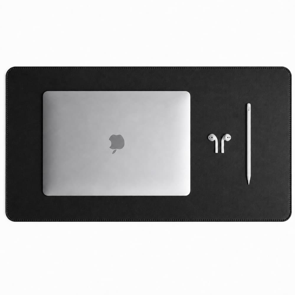 Mousepad Gamer Grande Couro Ecológico Desk Pad para Mesa Escritório 90x40 70x30 Antiderrapante Premium