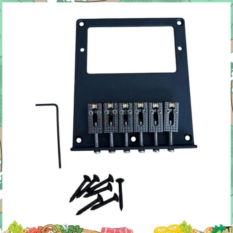 Para Guitarra Elétrica Rolo Sela Ponte De TL Arremate Placa Ajuste Humbucker Captador Recorte Preto