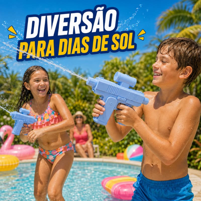 Brincadeiras com brinquedos em alta: pistola de água de dupla ação-Enviar imediatamente