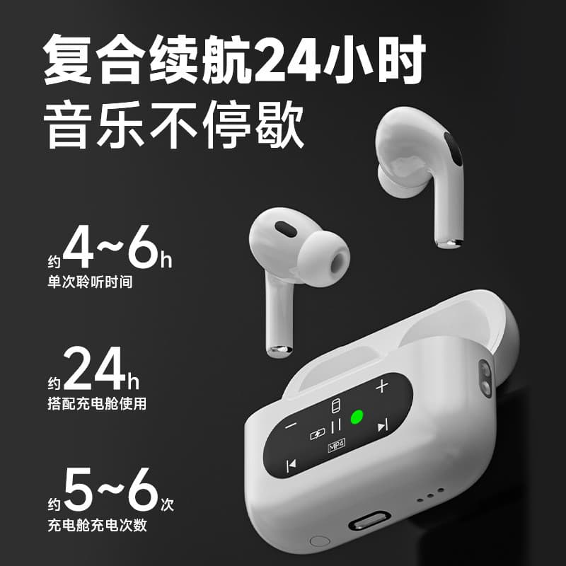 Fone de ouvido intra-auricular com tela sensível ao toque pode inserir cartão de jogo Real fone de ouvido esportivo20260