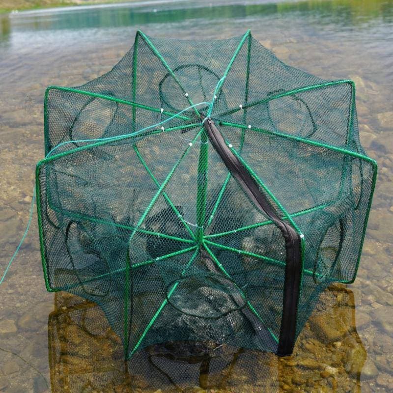 Malha De 6 Furos Para Rede De Pesca/Tale/Gaiola Dobrável Apanhador De Lagostins Fundição/Peixes Caranguejo/Peixe-Gato/Ca