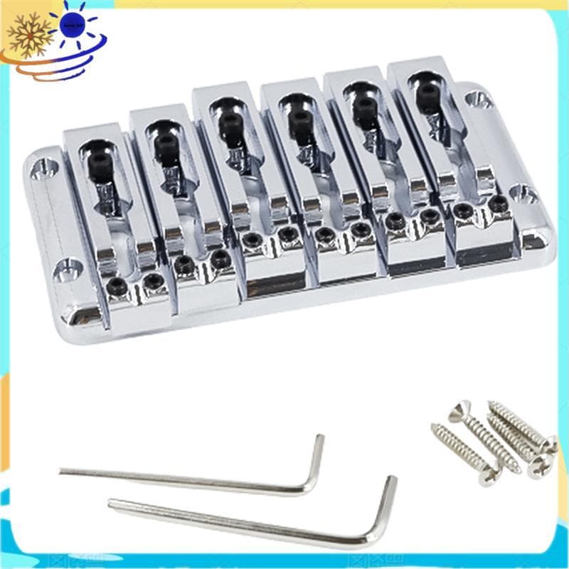 [Le's Shop] Ponte De Guitarra De 6 Cordas Rígida Fixa Para Elétrica