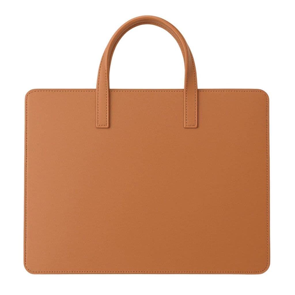 Sacola com Alça Pasta Maleta Para Notebook Couro sintético Caramelo