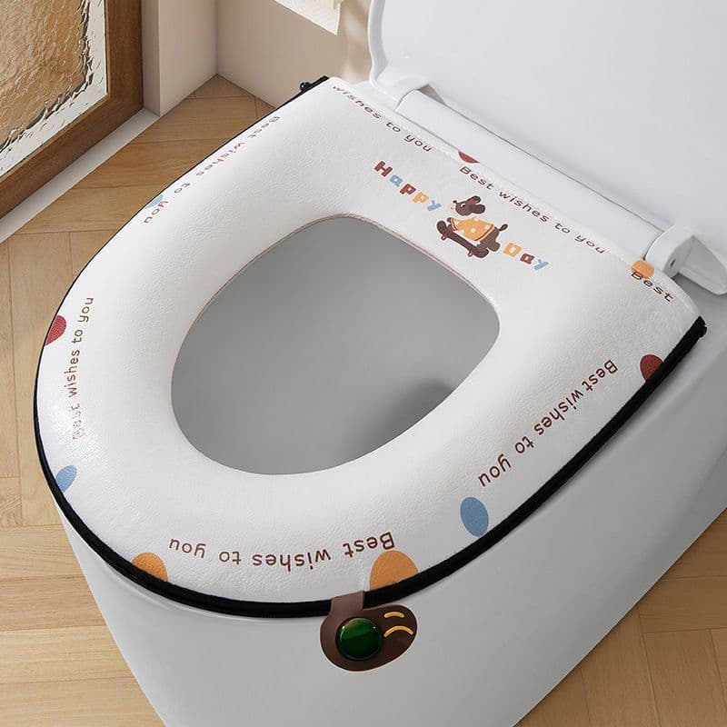 Novo estilo de assento sanitário com fragrância EVA tipo jaqueta de assento sanitário sem enxágue limpável