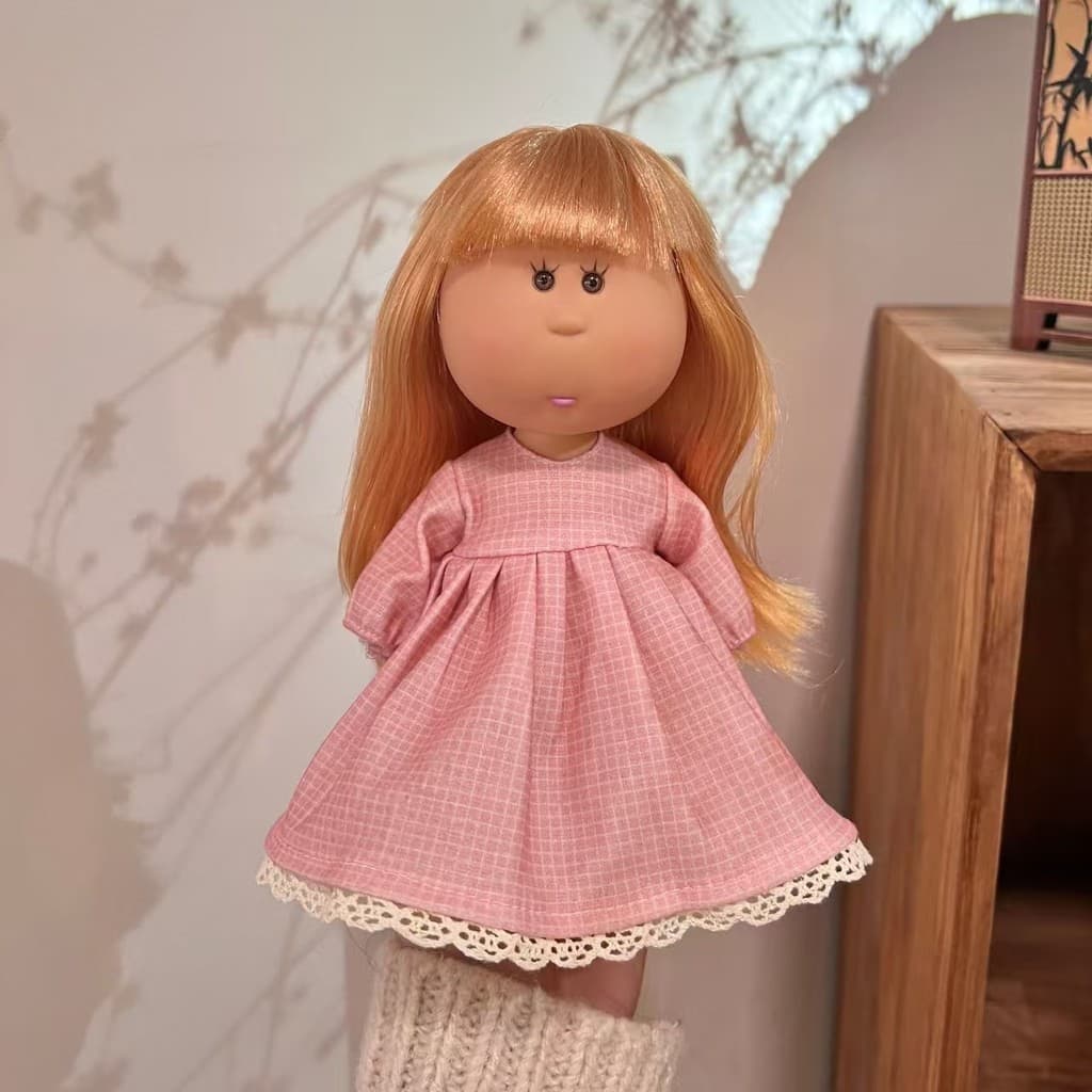 Roupas para boneca Mia da marca Spanish, 24cm, conjunto de vestuário para bonecas pequenas, boneca inteira nua 7UXE