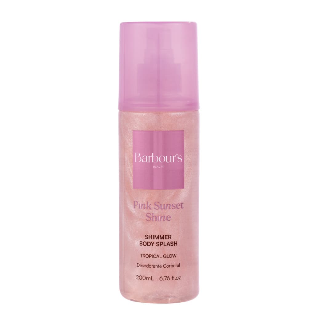 Shimmer Body Splash Pink Sunset Shine Colônia 200ml