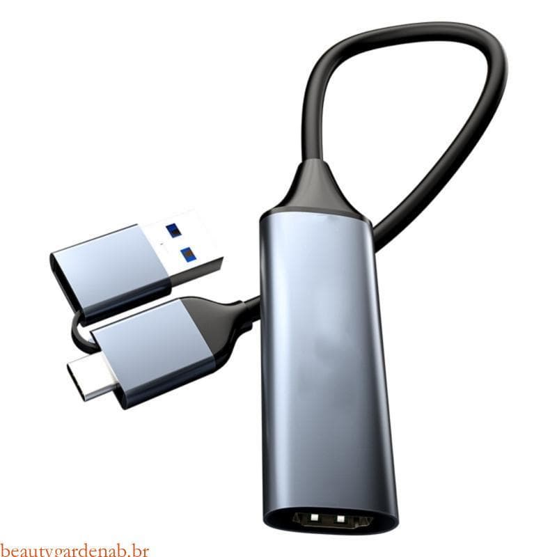 beautygardenab Definição USB C 4K Placa Captura Vídeo Transmissão Baixa Latência Para Ensino On-Line E Videocon