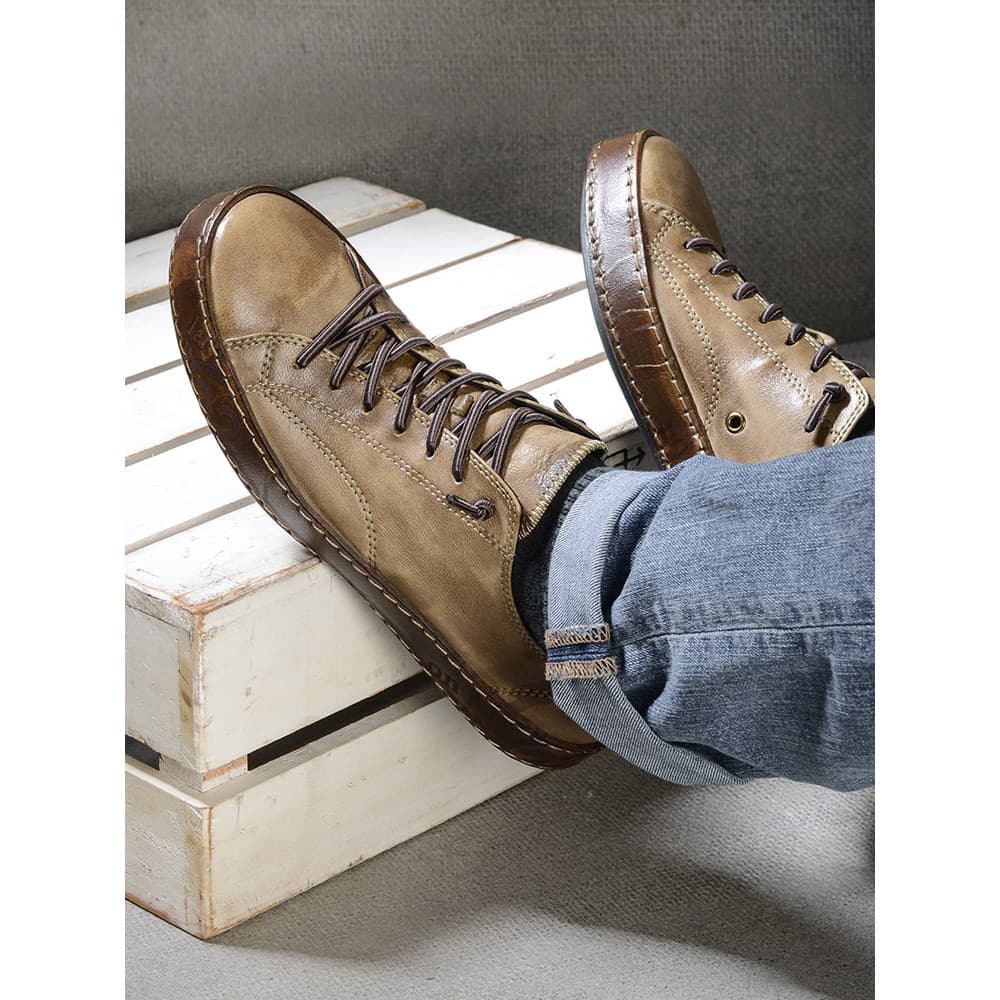 Sapatos masculinos de couro genuíno de comércio exterior estilo britânico All-Match respirável negócios casuais sapatos