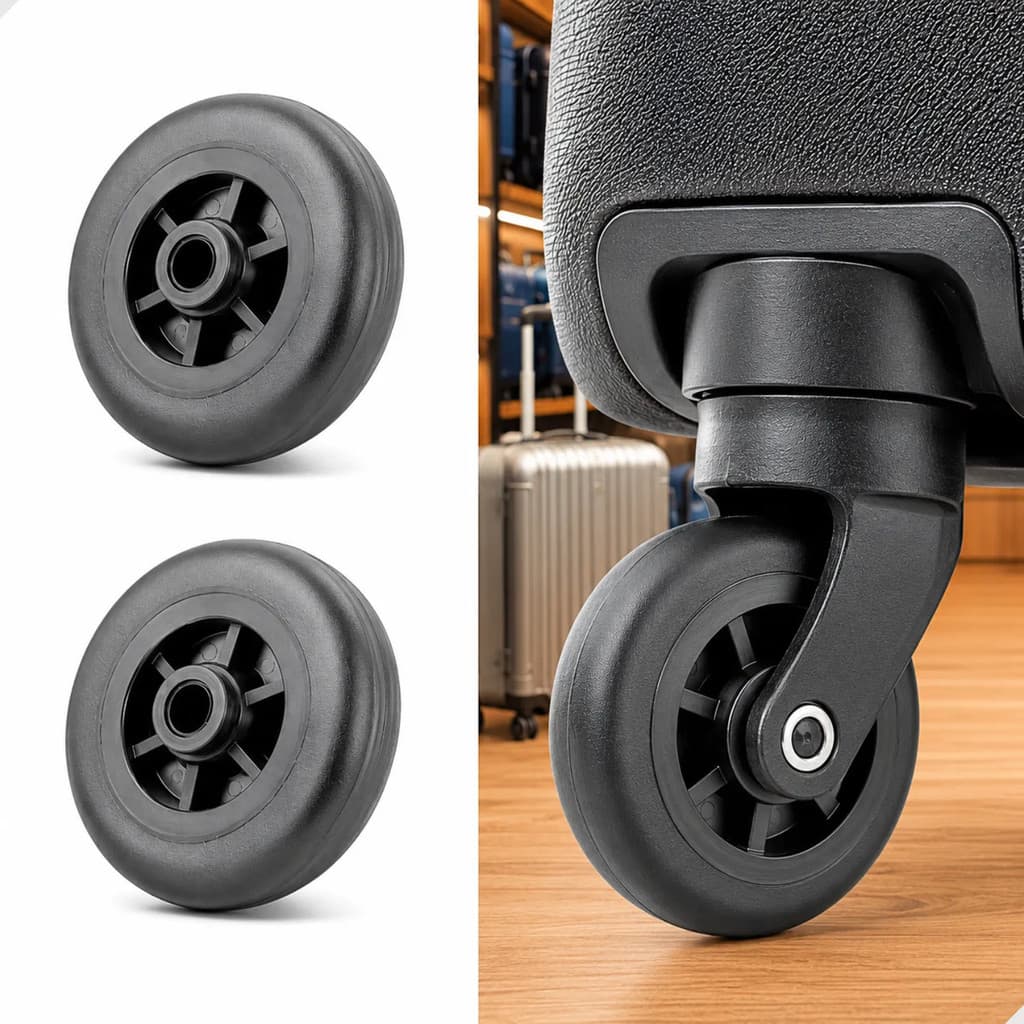 Kit 2 Un Rodinha Para Mala Roda Premium Mala De Viagem Reposição Substituição Reparo