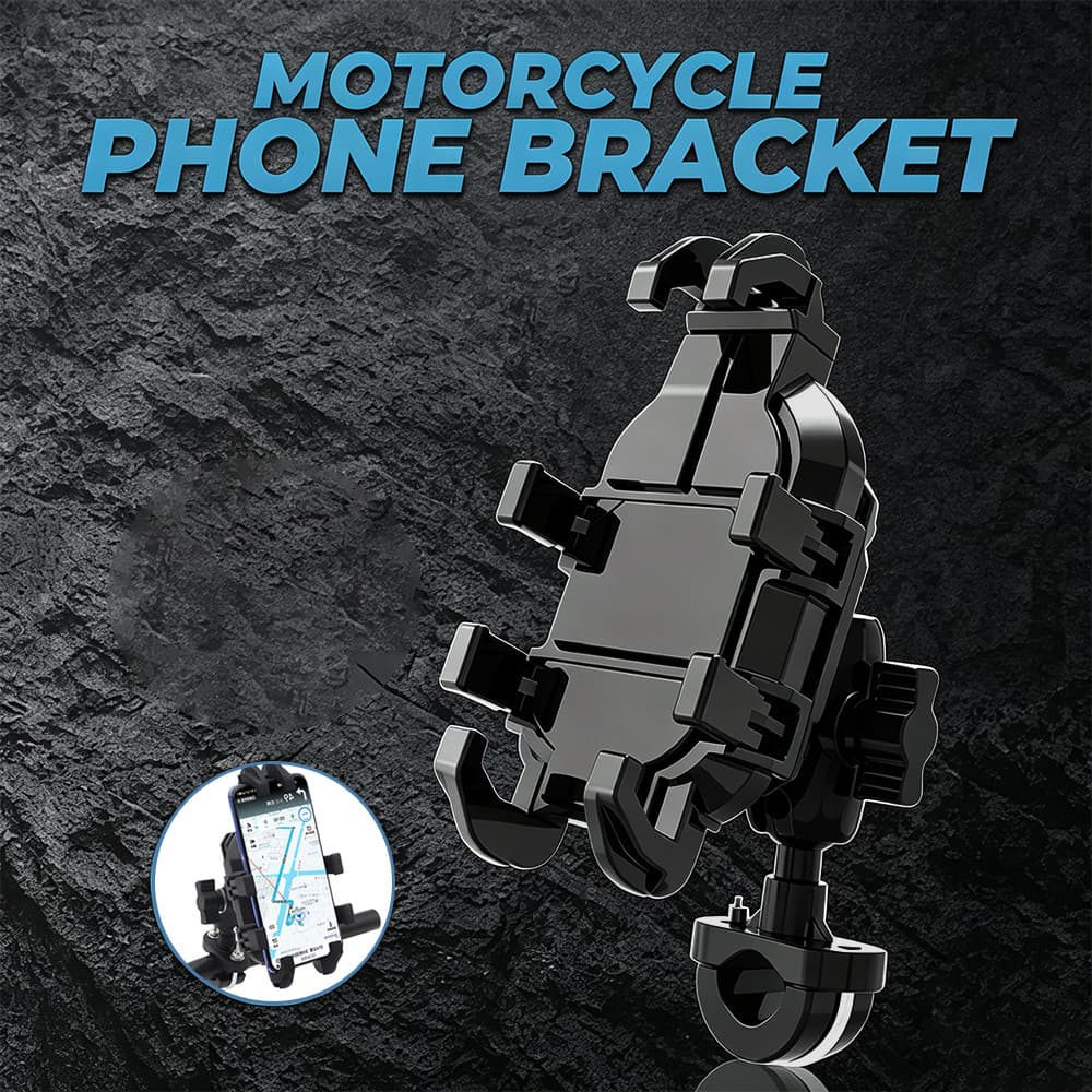 Suporte De Telefone Para Motocicleta , Alta Qualidade , Absorção De Choque , Pphone , Motocicletas , Bicicletas E Elétri