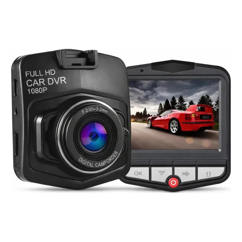 Câmera Veicular Full Hd 1080p Dvr Carro Visão Noturna 170°