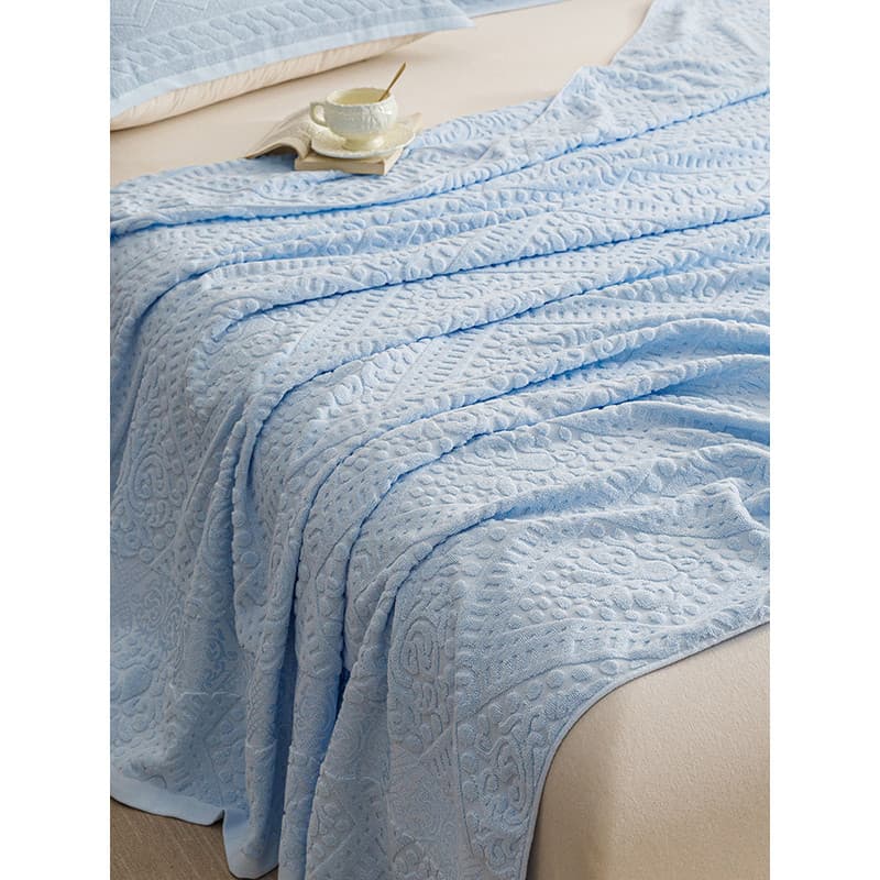 Novo estilo toalha cobertor 100% algodão sofá cobertor Jacquard malha cobertor quente Casual cobertor verão fresco colch