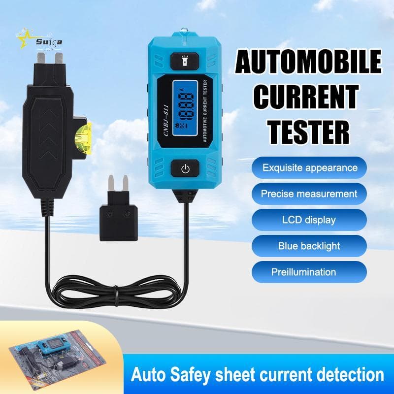 Awhrtwb Testador De Sonda De Falha De Circuito Automotivo , Relé De Carro , De Alta Precisão 0.01A ~ 19.99A , Ferramenta