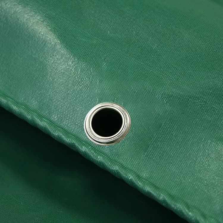 Lona resistente ao sol e à chuva, lona resistente ao desgaste, lona revestida de PVC verde à prova de água, óleo e poeir