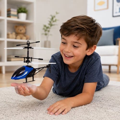 Helicóptero Voador Indução Controle Sensorial Tecnologia Avançada Cores Sortidas brinquedos meninos e meninas