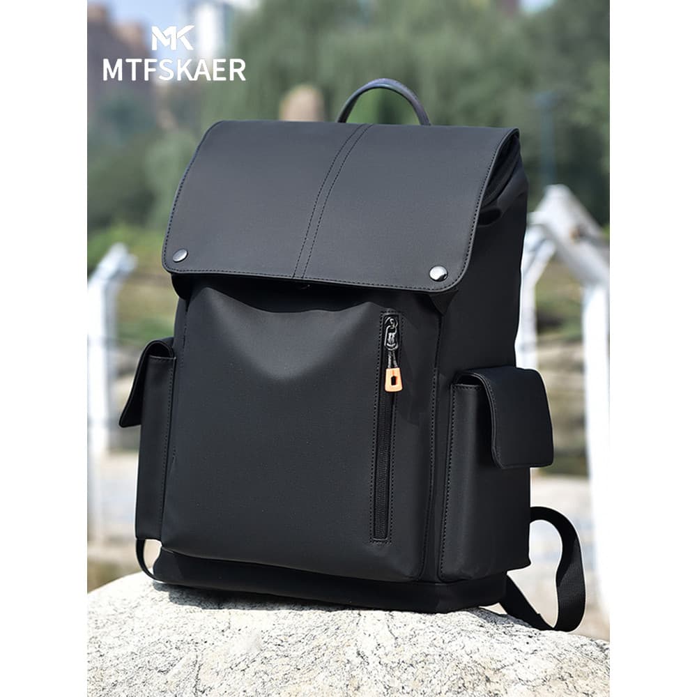 Hong Kong MTFSKAER Mochila masculina Bolsa escolar Moda de grande capacidade Viagem de negócios Mochila de viagem Bolsa