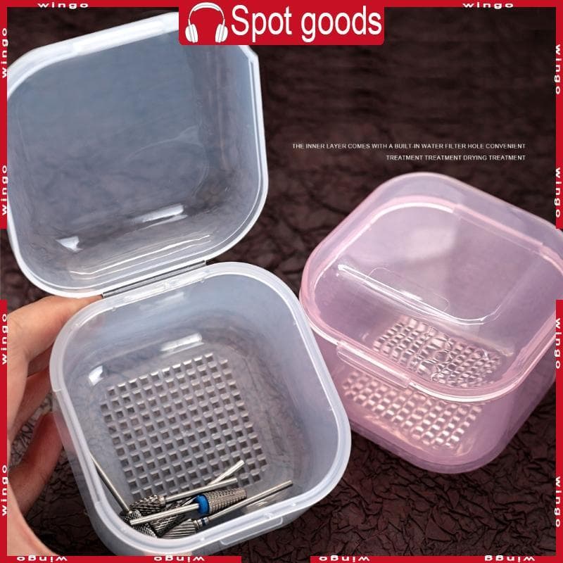 WIN Ferramenta De Unhas Esterilizador Broca Esterilizando Caixa De Armazenamento De Ferramentas Presentes