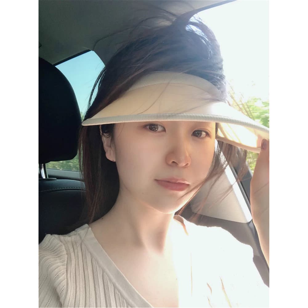 Chapéu de sol coreano feminino uv noite mesmo estilo vazio chapéu superior uvcut protetor solar chapéu feminino verão pr