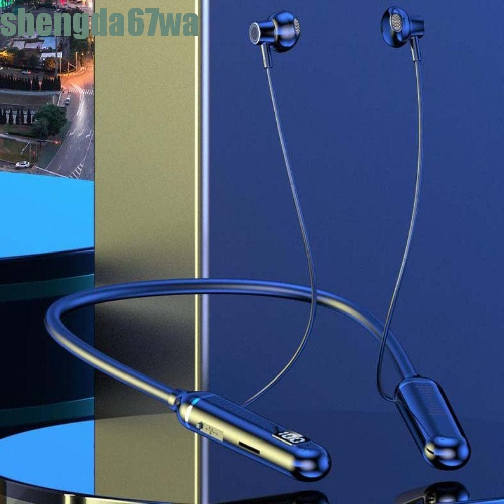 Fones De Ouvido Com Fita Para O Pescoço SHENGDA , Fone Sem Fio Meio Intra-Auricular Display Digital , Grande Capacidade