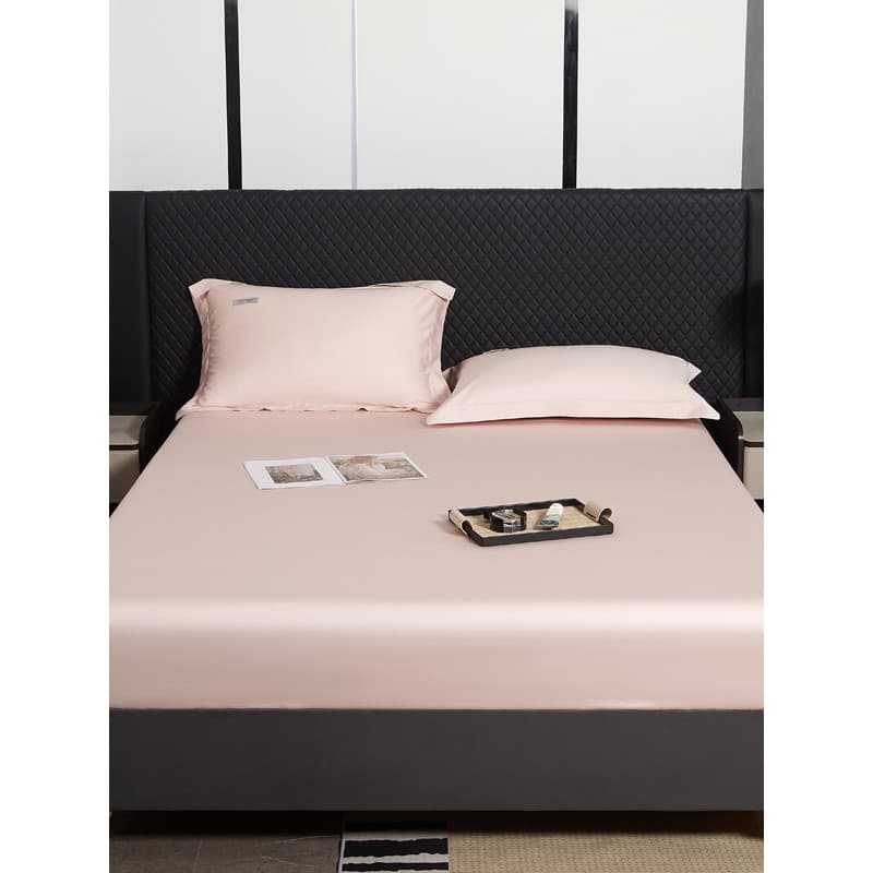 Lençol de algodão puro novo estilo de peça única com tudo incluído capa de cama tributo cetim 100 contagem algodão de fi
