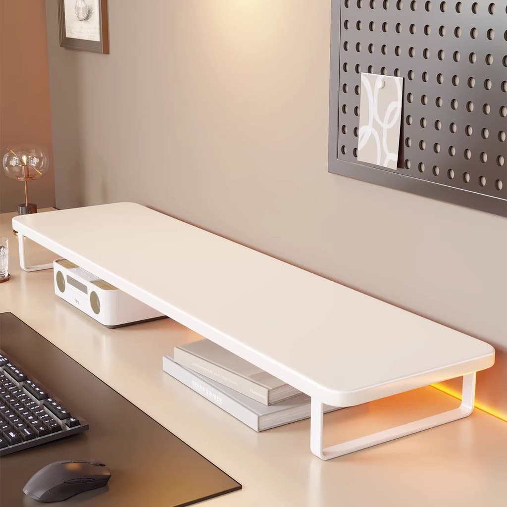 Monitor de rack elevado para computador de mesa Rack elevado Rack de suporte para tela de exibição de mesa Escritório Po