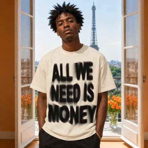 Camiseta Y2k Money Unissex Básica Envio Imediato Streetwear