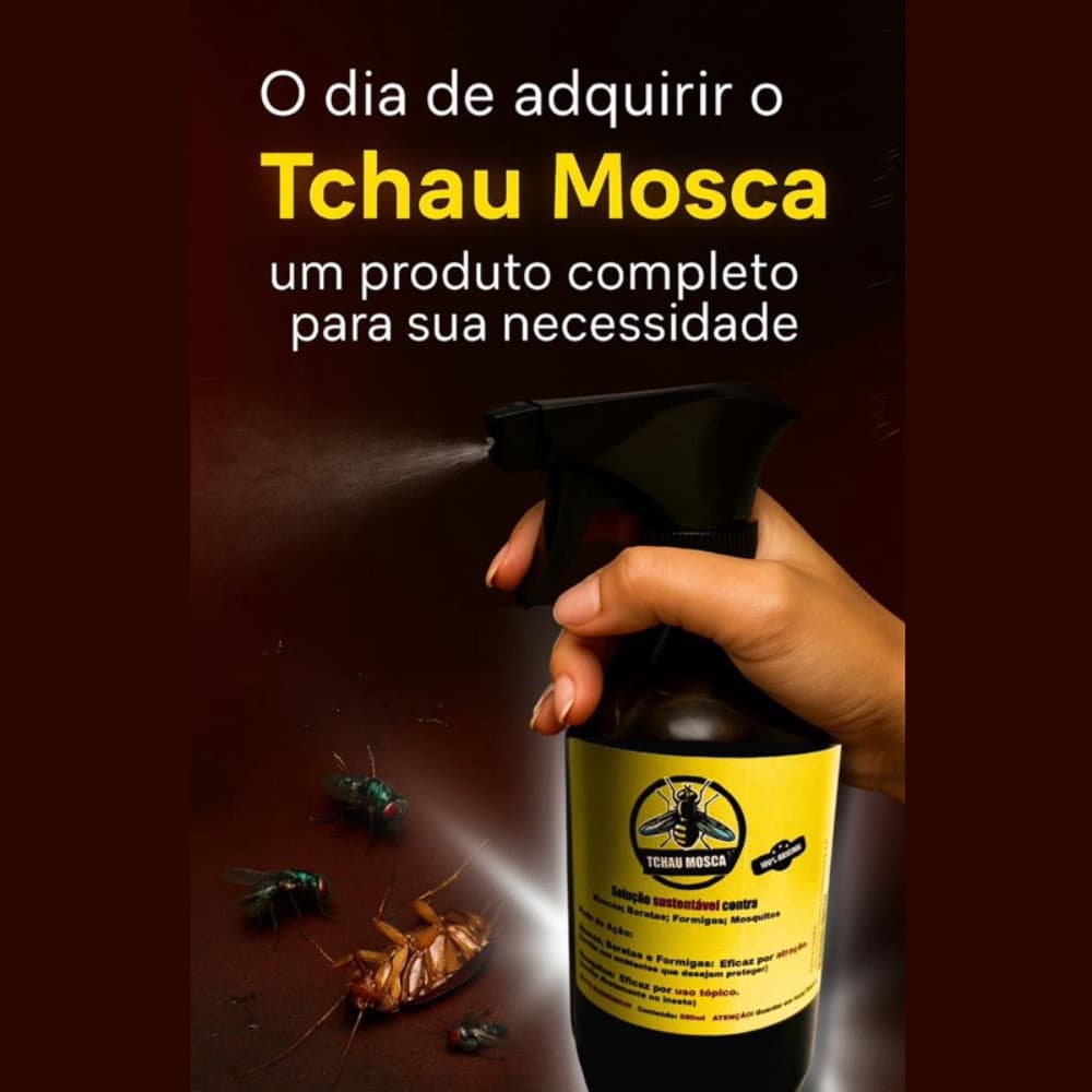 Produto Com Spray 100%Natural para M0squitos / Tchau Moscas / Mosquitos