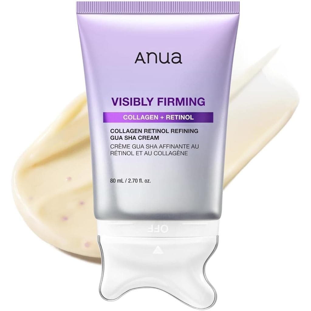 Creme de Colágeno ANUA, 2.7 fl.oz | Creme Firmador e Lifting para Pescoço, da Mandíbula à Clavícula, Hidratante Diário,