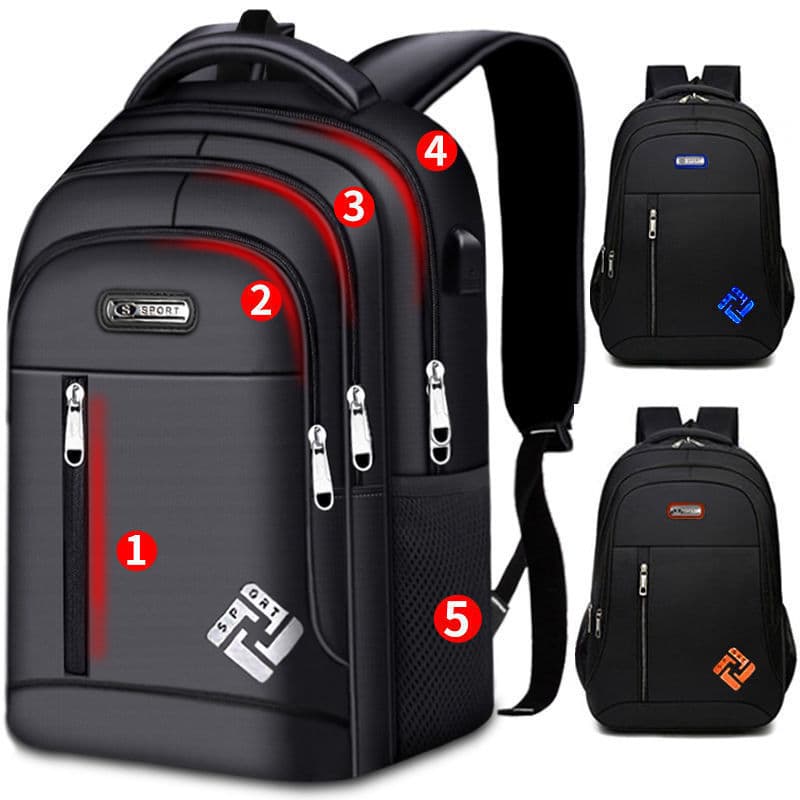 Mochila masculina de grande capacidade Casual viagem de negócios feminino mochila de viagem masculino estudantes do ensi