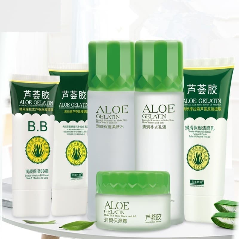 Momento perfeito Aloe Vera Gel Creme Hidratante Toner Loção Hidratante BB Creme Hidratante Limpador Limpeza Limpador Fac