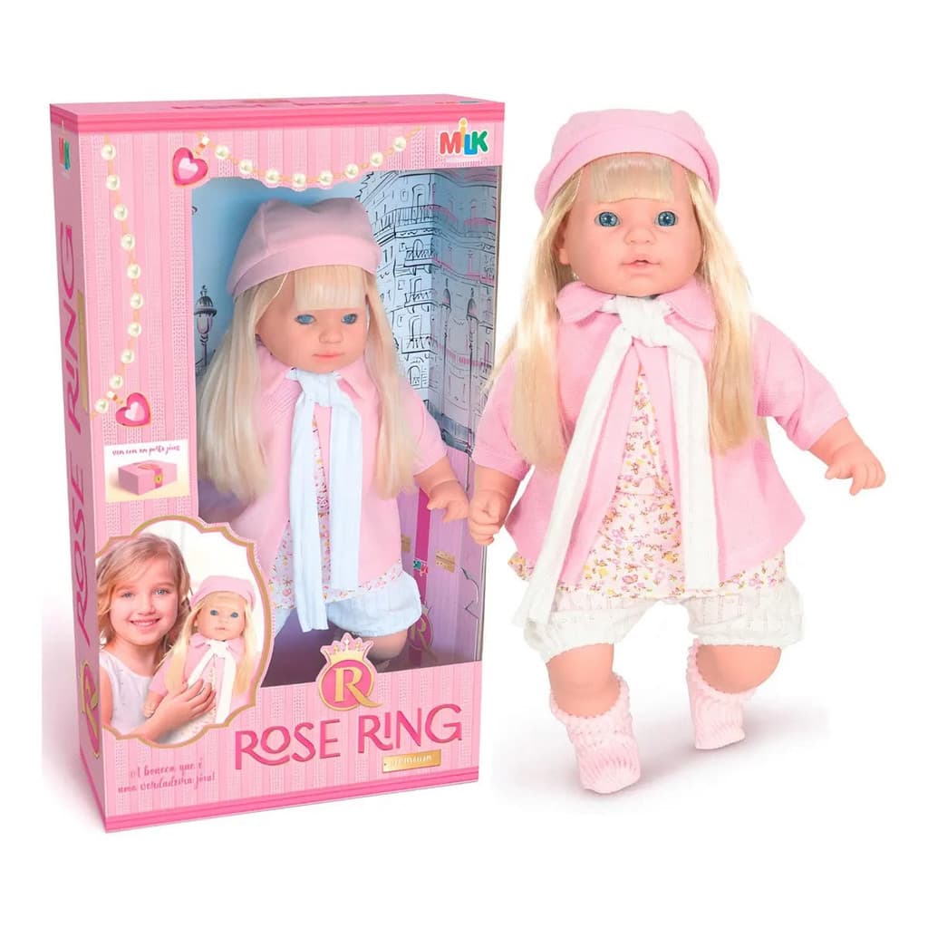 Boneca Grande Realista Premium Bebê Reborn Com Porta Joias