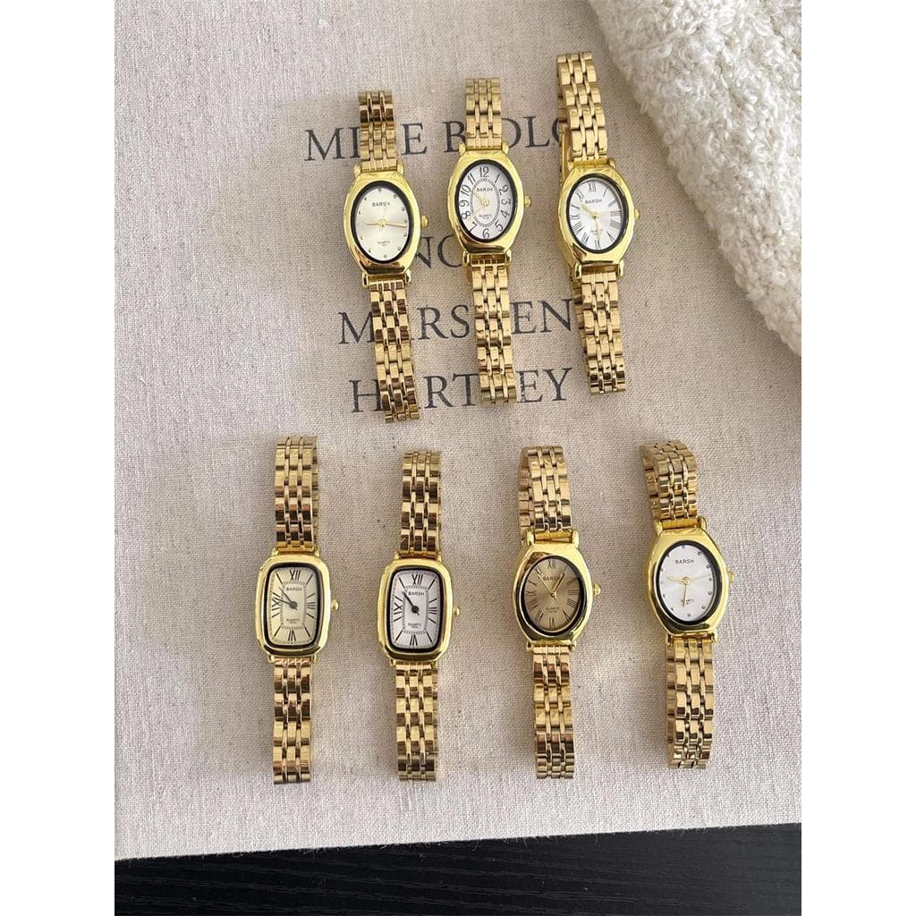 relogio feminino luxo relogio feminino pequeno delicado Barsh Medieval Oval relógio feminino Retro requintado nicho senh