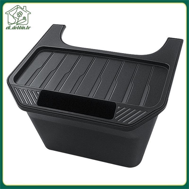 Lixeira De Carro , Console Central Traseiro , Caixa De Armazenamento Para Modelo 3/Y , Acessórios Interiores De Guarda-C