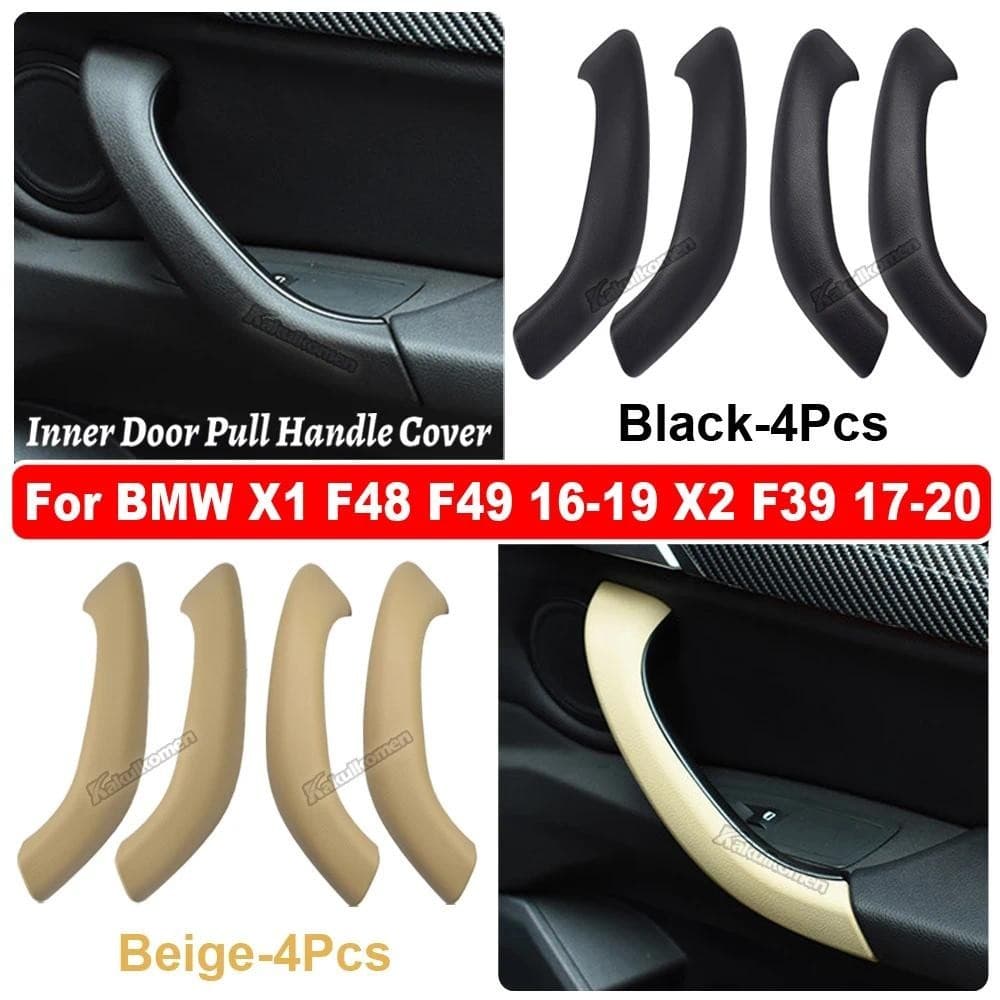 Porta Interior Do Carro 4 Pçs Conjunto Esquerda Direita Puxar Alça Exterior Capa Guarnição Substituição Para BMW X1 X2 F