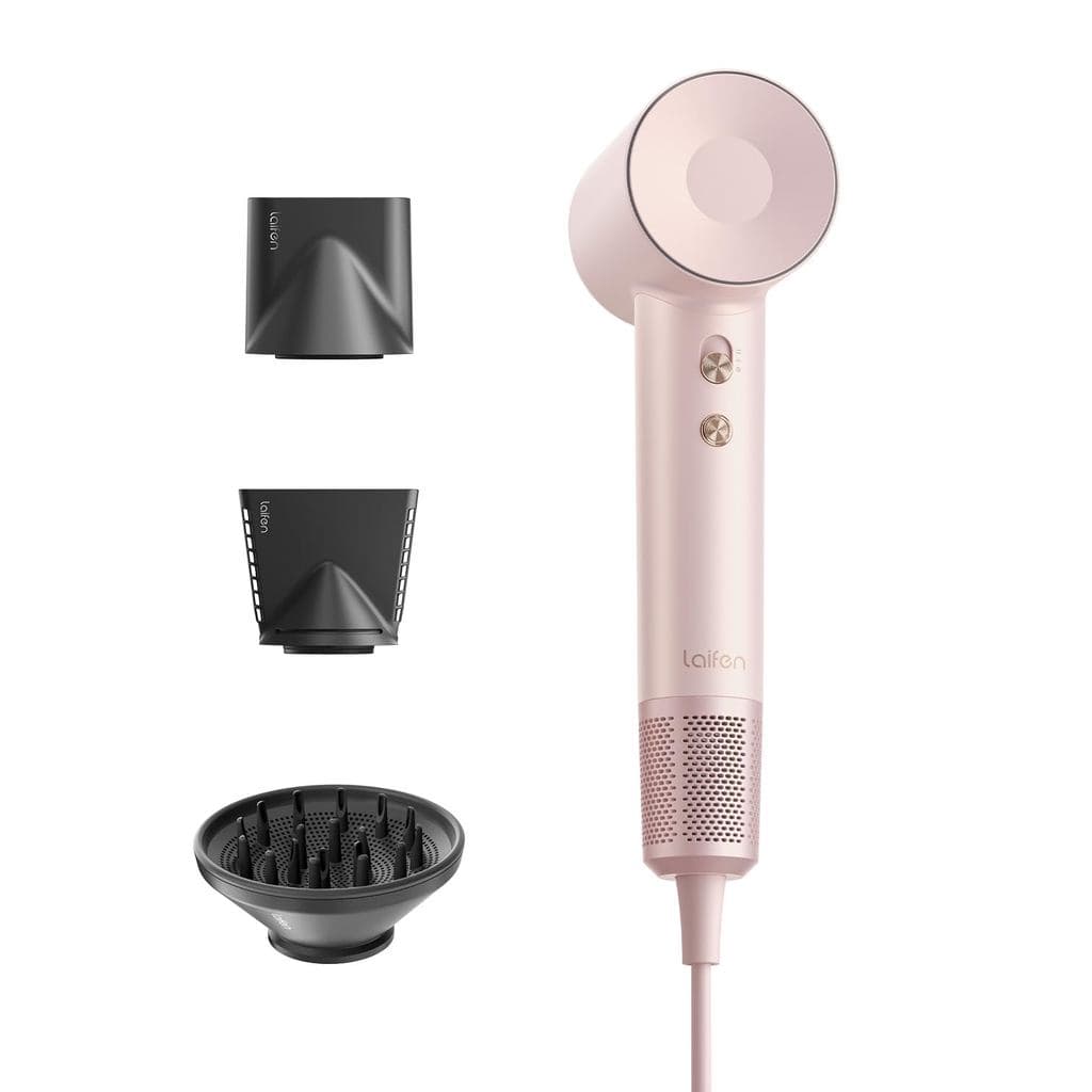 Secador de Cabelo Laifen, Secador Iônico de Alta Velocidade 200M com Motor Sem Escovas de 110.000 RPM para Secagem Rápid