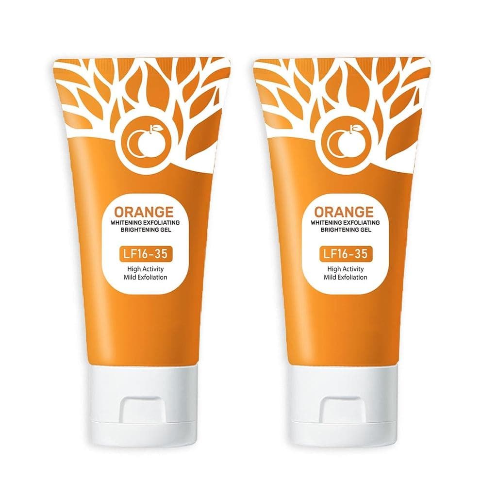 Gel Esfoliante de Laranja, Gel Hidratante para Rosto e Corpo, Esfoliante Facial Hidratante de Limpeza Profunda, Gel Esfo