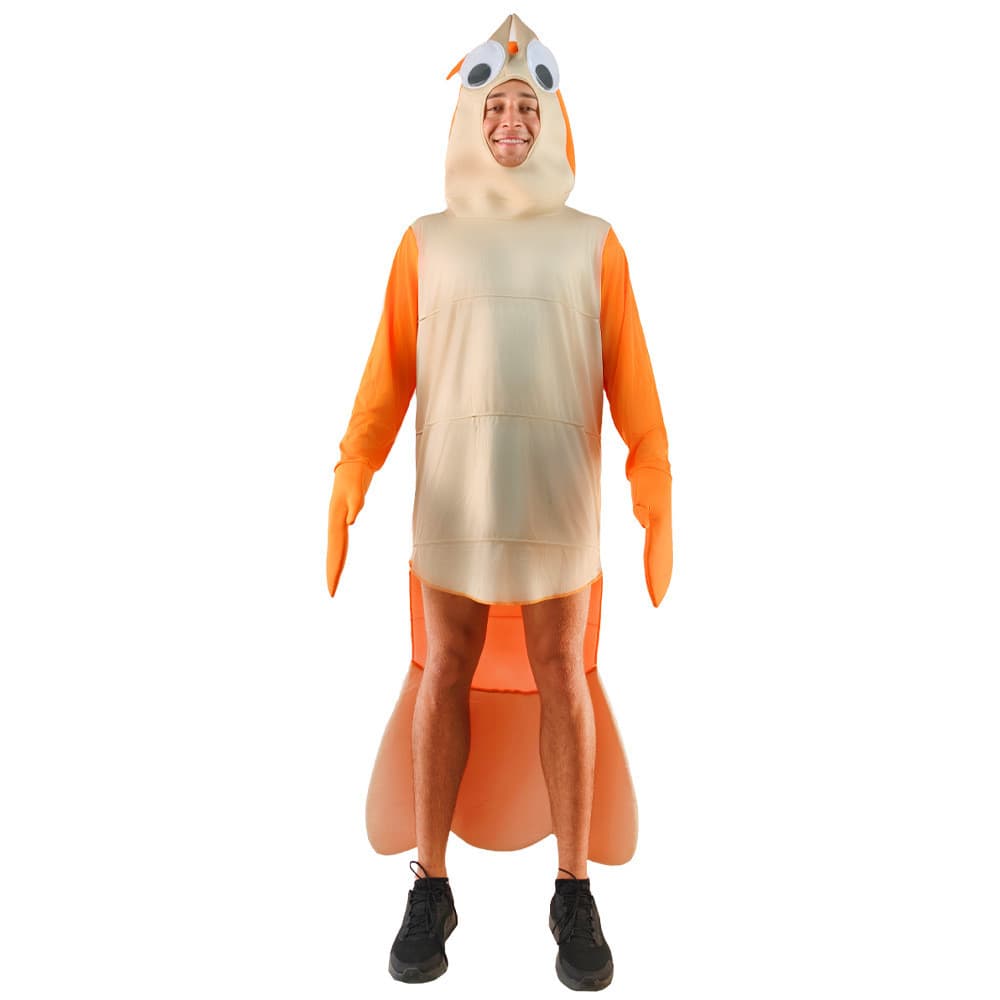 Novo Engraçado Mantis Camarão Halloween Cosplay Traje Criatura Marinha Role-Play Vestido Extravagante Para Festa Palco M