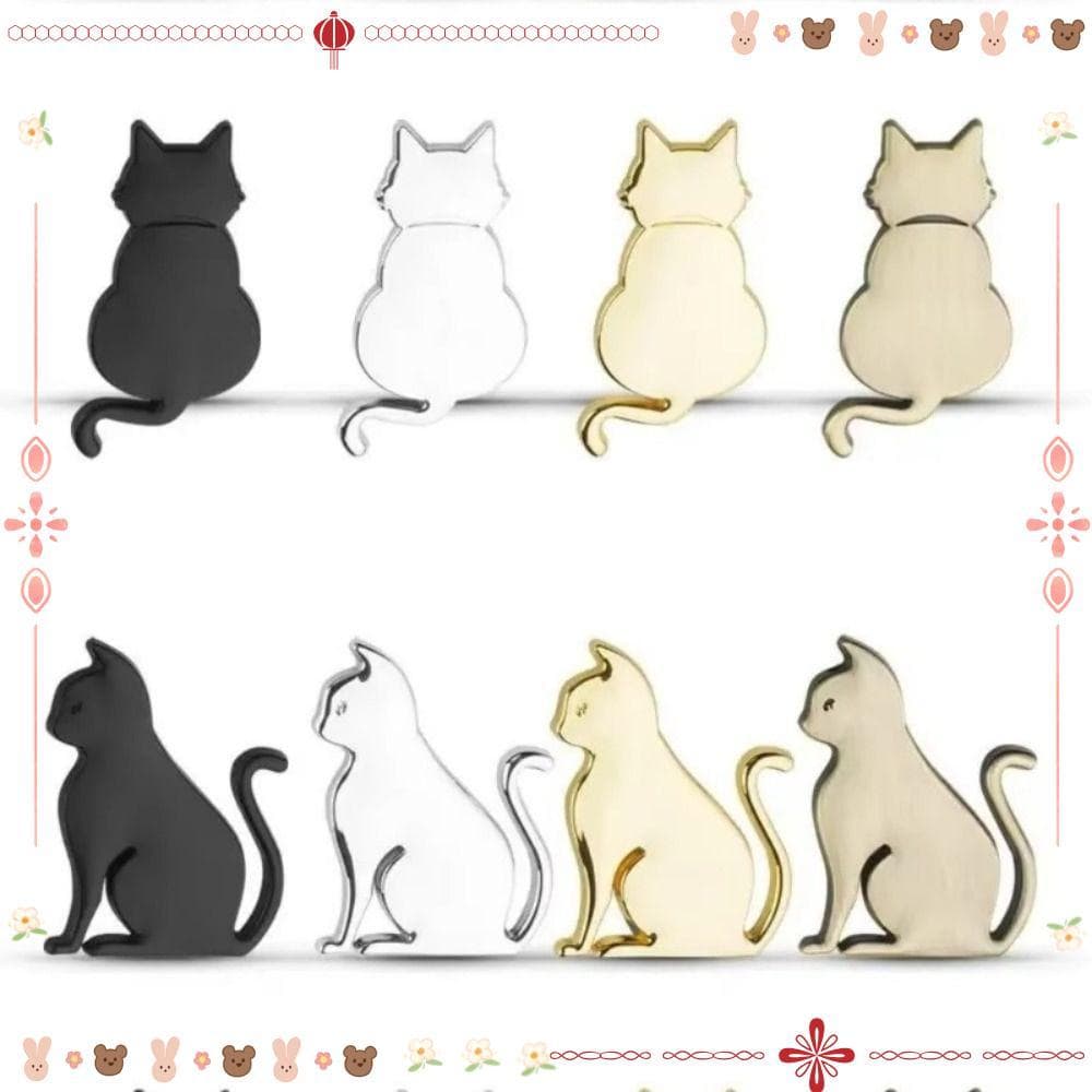 Emblema De Carro De Gato, Adesivo De Metal Fofo Personalizado Decorativo Externo Com Design